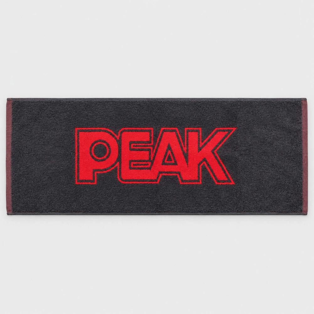 Športový uterák PEAK Teamline Towel sivo-červený