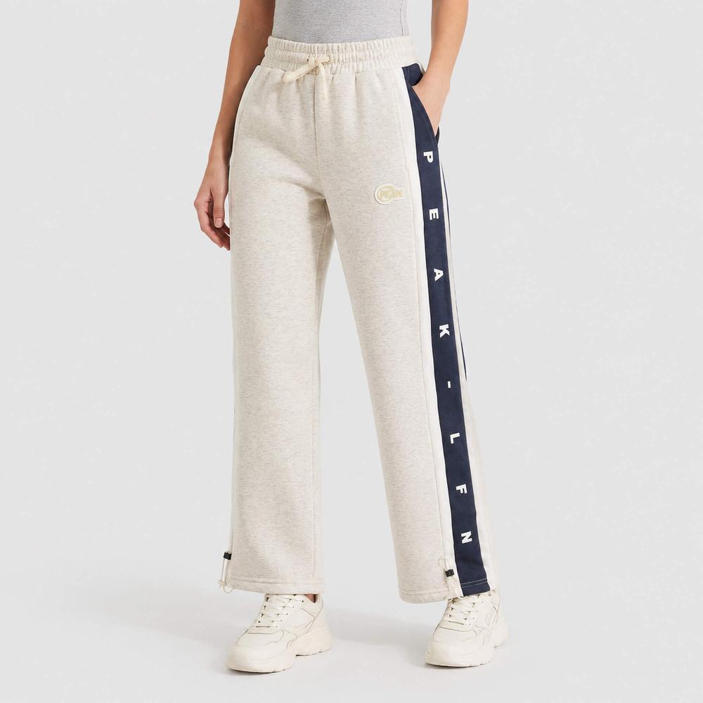 Dámske tepláky Peak LFN Knitted Fleece Pants - bledo hnedé