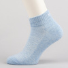 Peak Mideum Cut Socks Lt.Blue Melange Grey