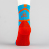 Basketbalové ponožky PEAK Basketball Pro Socks modro-oranžové