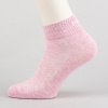 Peak Mideum Cut Socks Pink