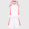 Dámska basketbalová súprava PEAK Basketball Uniform bielo-červená