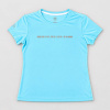 Dámske športové tričko PEAK Training Series Knitted T-Shirt svetlomodré
