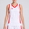Dámska basketbalová súprava PEAK Basketball Uniform bielo-červená