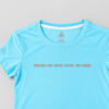 Dámske športové tričko PEAK Training Series Knitted T-Shirt svetlomodré