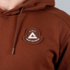Mikina s kapucňou Peak Right  Fleece Hoodie Brown