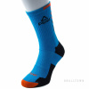 PEAK BASKETBALL SOCKS W14907 LAKE BLUE/BLACK/FLUORESCENT ORANGE