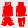 Dámska basketbalová súprava PEAK Basketball Uniform červeno-biela