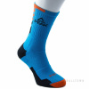 PEAK BASKETBALL SOCKS W14907 LAKE BLUE/BLACK/FLUORESCENT ORANGE