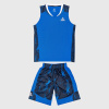 Detská basketbalová súprava (dres + trenírky) Peak Basketball Sets Match Kids modrá