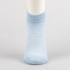 Peak Mideum Cut Socks Lt.Blue Melange Grey