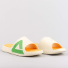 Peak Taichi Big Logo Slipper Rice White/
Fruit Green