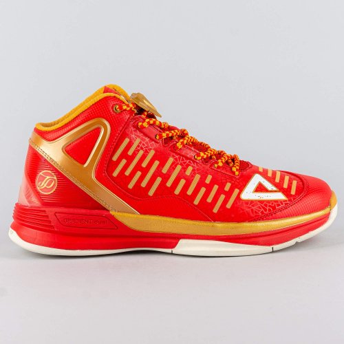 PEAK Basketball Shoes E44323A Red/Golden