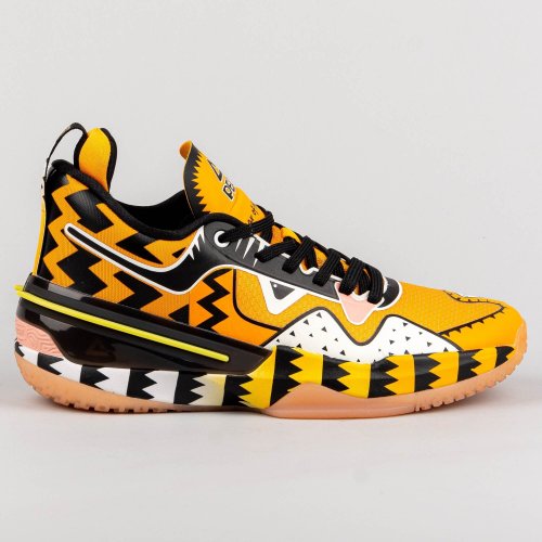 Peak Basketball Match Shoes Year Of The Tiger Limited Edition Flash 3 Mango Yellow