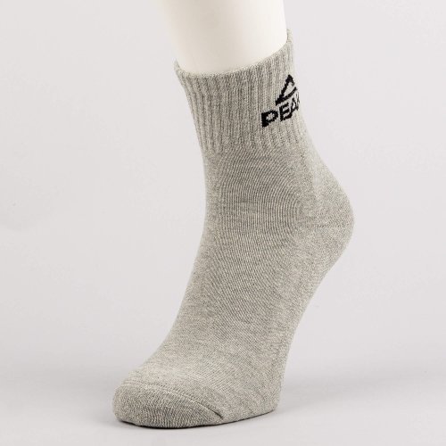 Peak Basketball Socks Mid.Melange Grey/Black