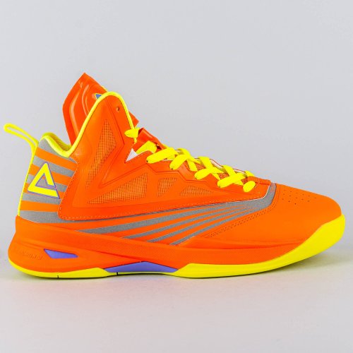 Peak Basketball Shoes Soaring II-7 3M Reflective Orange/Fluorescent Yellow